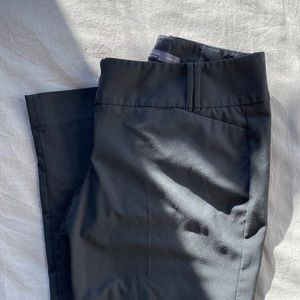Wide legged black work pants